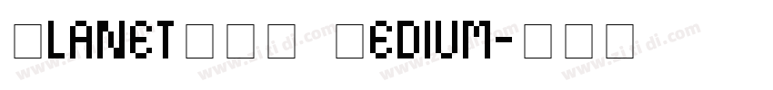 PlanetPSP Medium字体转换
